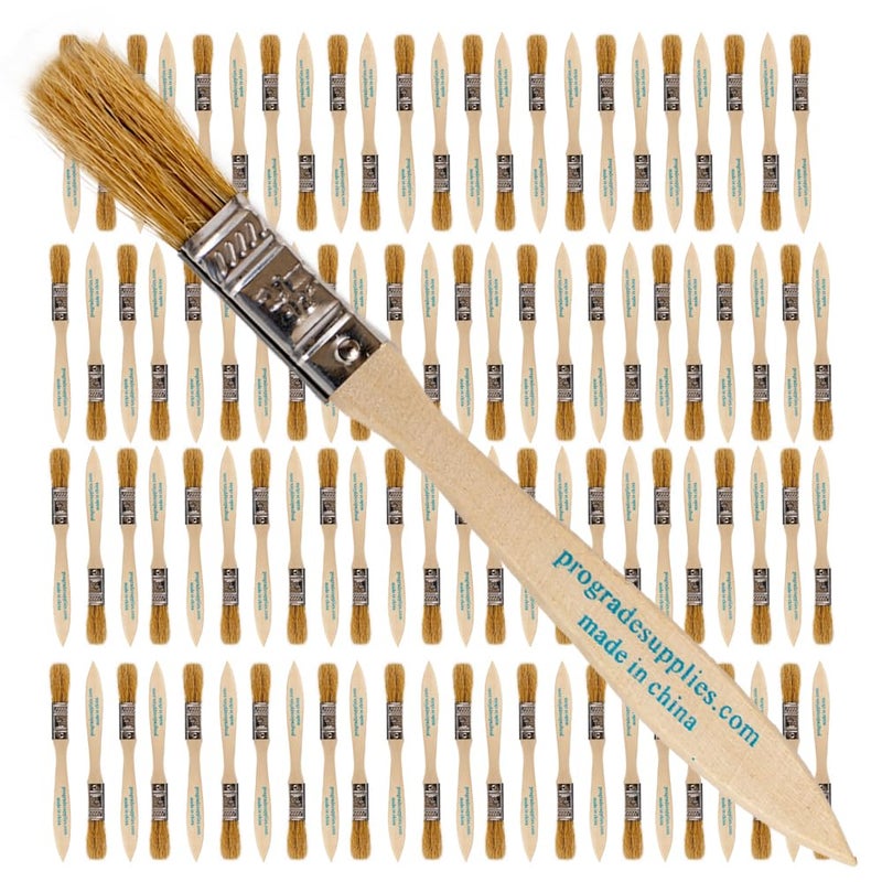 Pro-Grade Pro Grade - Chip Paint Brushes - 96 Ea 1/2 Inch Chip Paint Brush Light Brown - Image 1